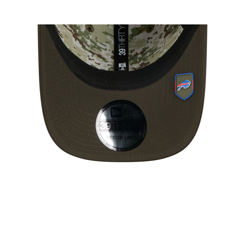 NFL Buffalo Bills New Era 2025 Salute to Service 39THIRTY Flex Fit Hat - Green