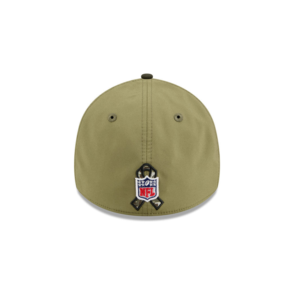 NFL Baltimore Ravens New Era 2025 Salute to Service 39THIRTY Flex Fit Hat - Green