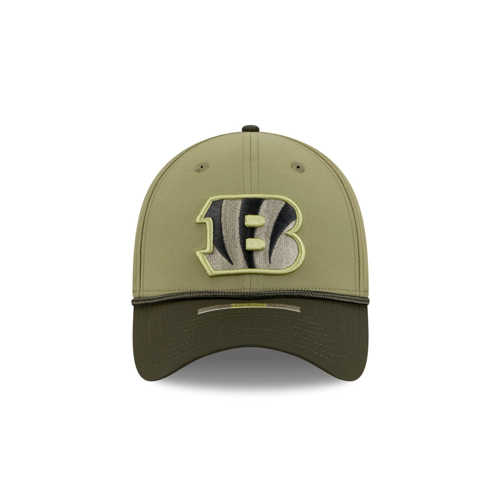 NFL Cincinnati Bengals New Era 2025 Salute to Service 39THIRTY Flex Fit Hat - Green