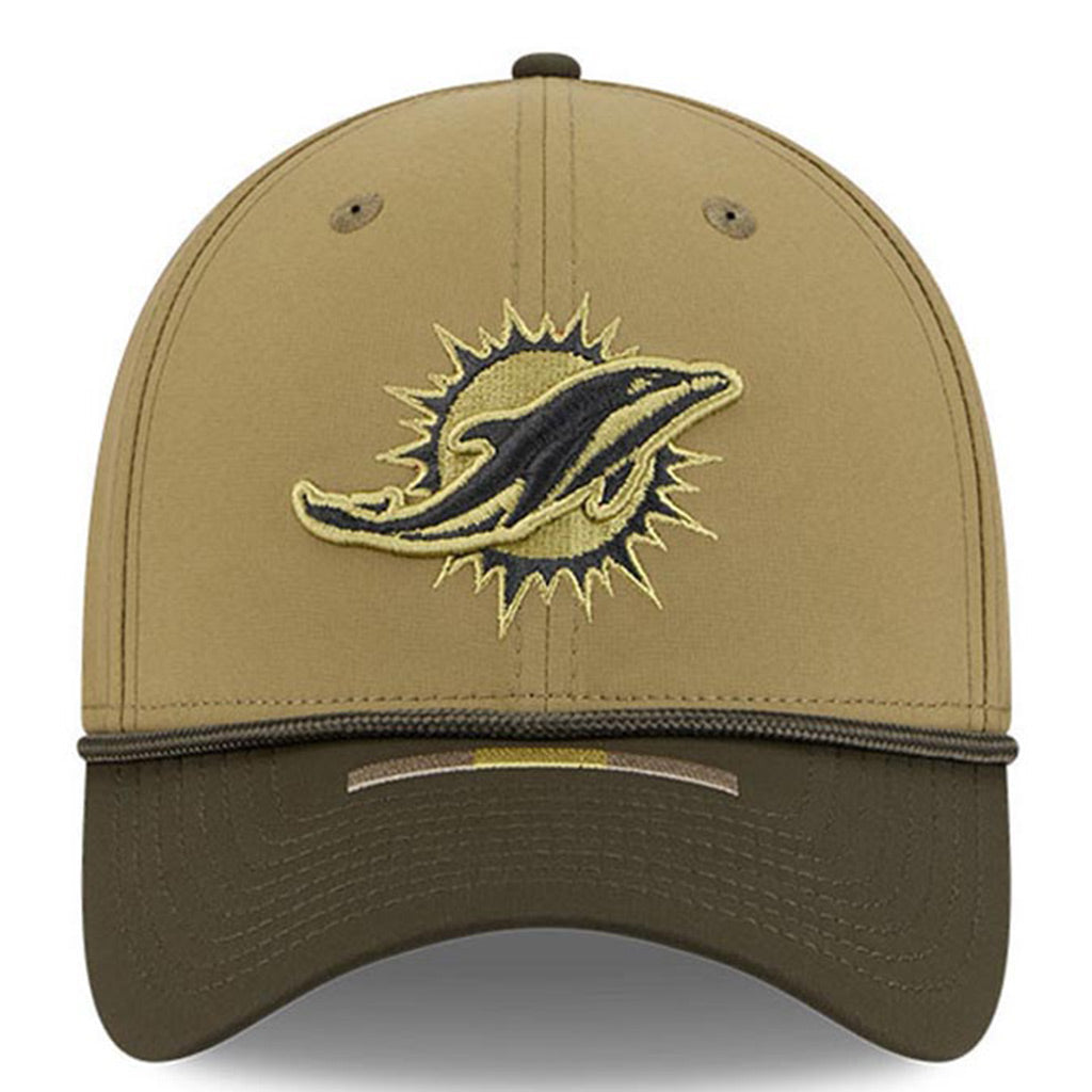 NFL Miami Dolphins New Era 2025 Salute to Service 39THIRTY Flex Fit Hat - Green