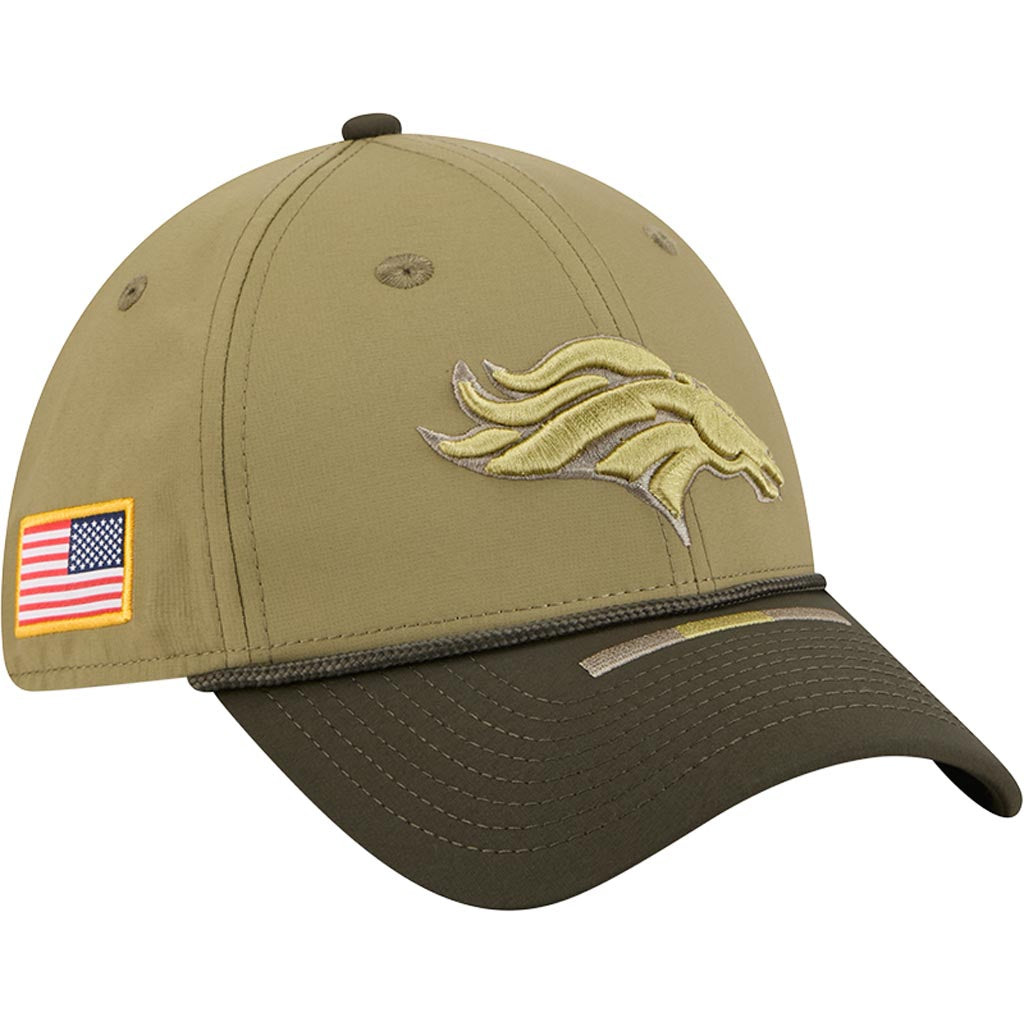 NFL Denver Broncos New Era 2025 Salute to Service 39THIRTY Flex Fit Hat - Green