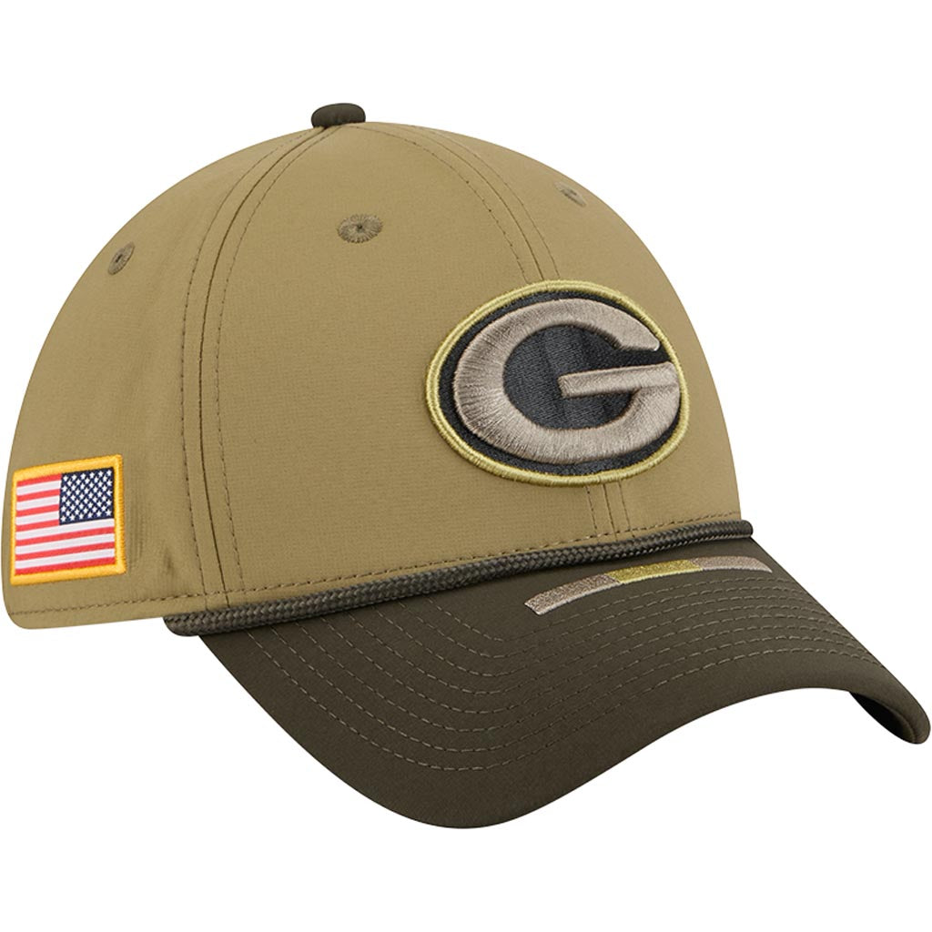 NFL Green Bay Packers New Era 2025 Salute to Service 39THIRTY Flex Fit Hat - Green
