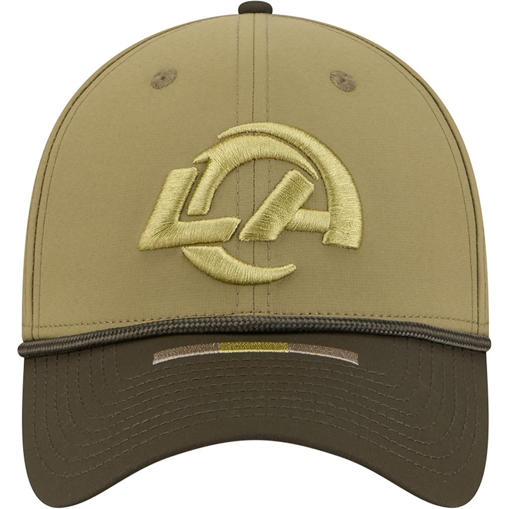 NFL Los Angeles Rams New Era 2025 Salute to Service 39THIRTY Flex Fit Hat - Green