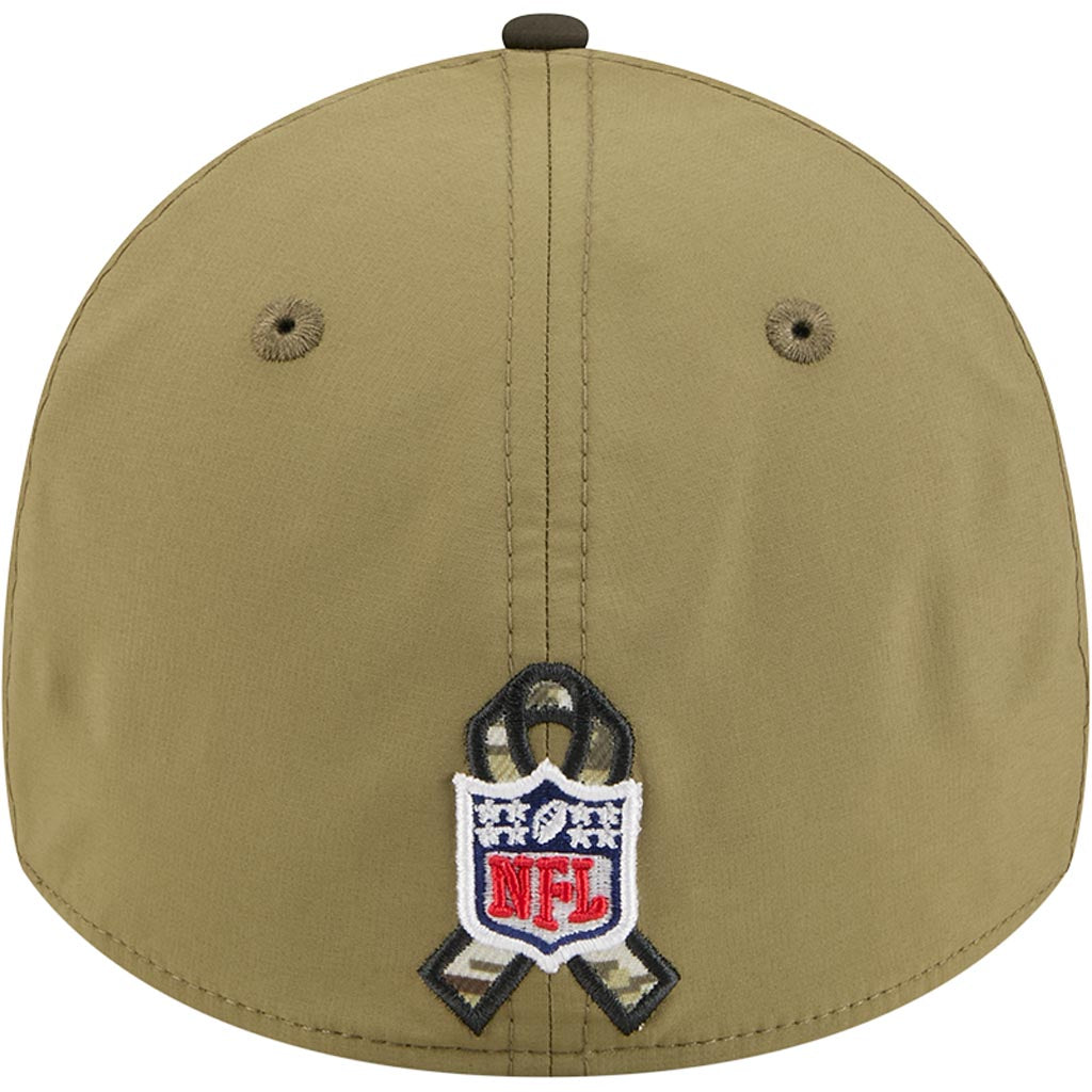 NFL Los Angeles Rams New Era 2025 Salute to Service 39THIRTY Flex Fit Hat - Green