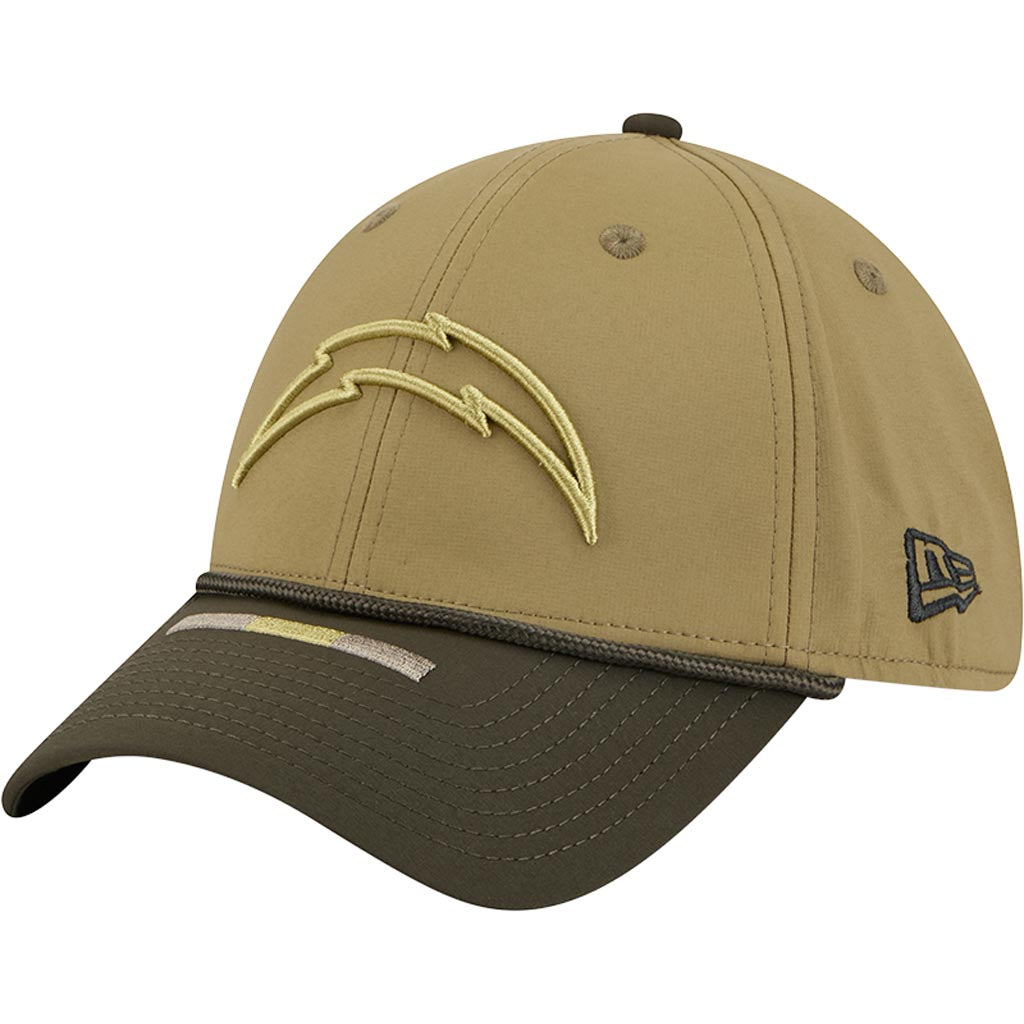 NFL Los Angeles Chargers New Era 2025 Salute to Service 39THIRTY Flex Fit Hat - Green