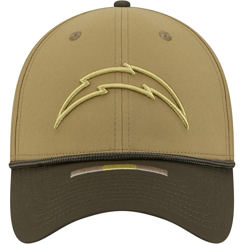 NFL Los Angeles Chargers New Era 2025 Salute to Service 39THIRTY Flex Fit Hat - Green