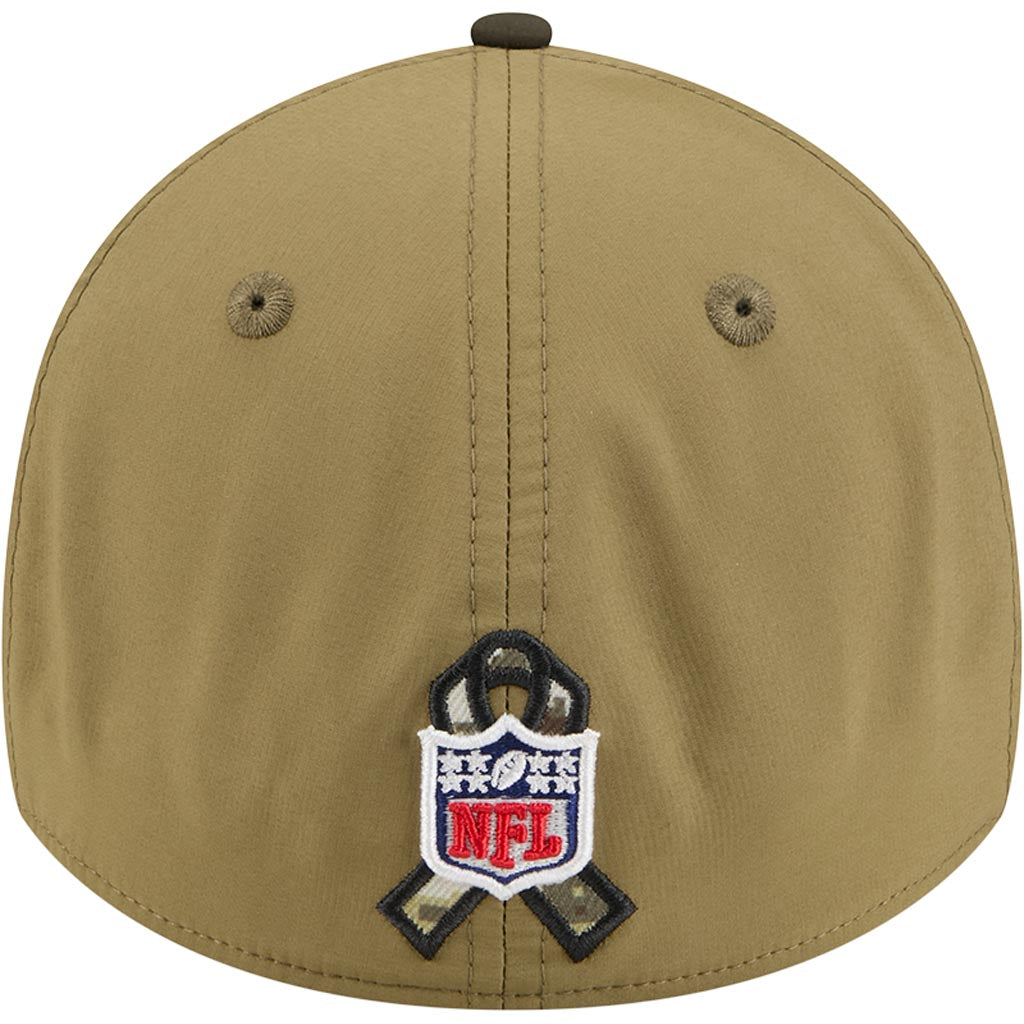 NFL Los Angeles Chargers New Era 2025 Salute to Service 39THIRTY Flex Fit Hat - Green