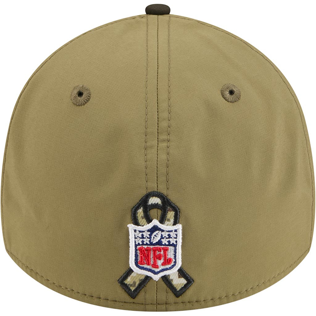 NFL Kansas City Chiefs New Era 2025 Salute to Service 39THIRTY Flex Fit Hat - Green