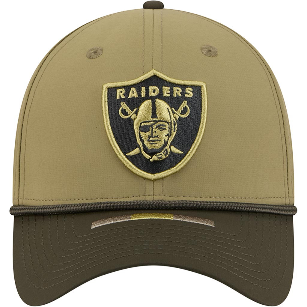 NFL Las Vegas Raiders New Era 2025 Salute to Service 39THIRTY Flex Fit Hat - Green