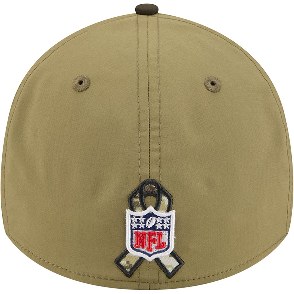 NFL Las Vegas Raiders New Era 2025 Salute to Service 39THIRTY Flex Fit Hat - Green