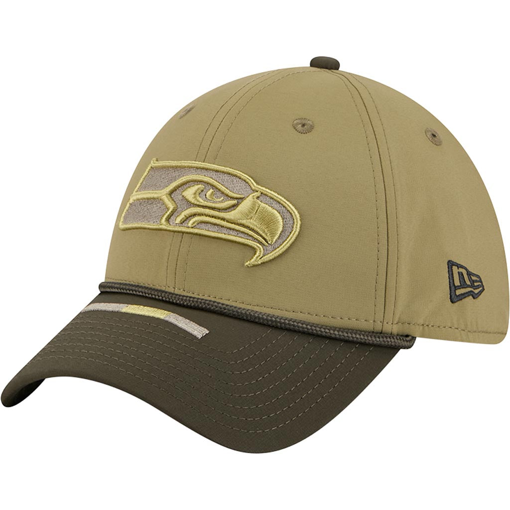 NFL Seattle Seahawks New Era 2025 Salute to Service 39THIRTY Flex Fit Hat - Green