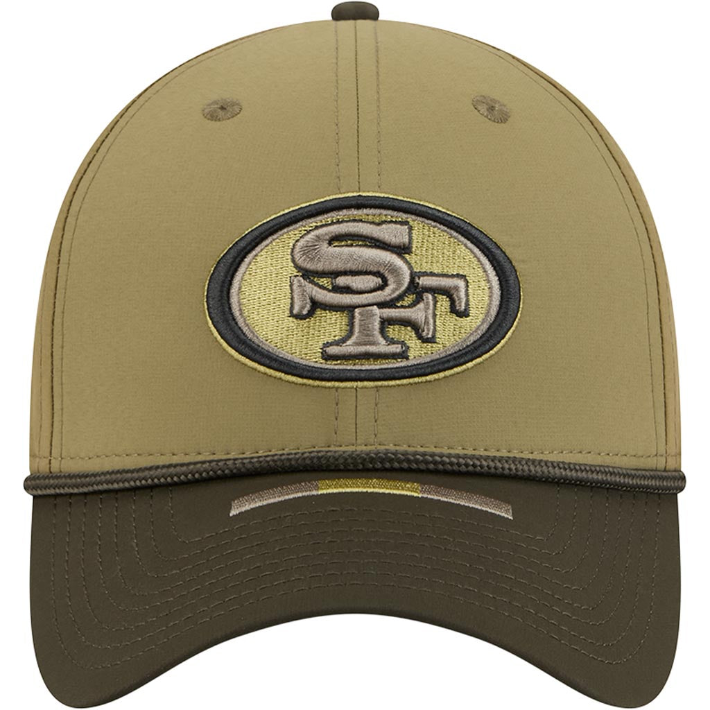 NFL San Francisco 49ers New Era 2025 Salute to Service 39THIRTY Flex Fit Hat - Green