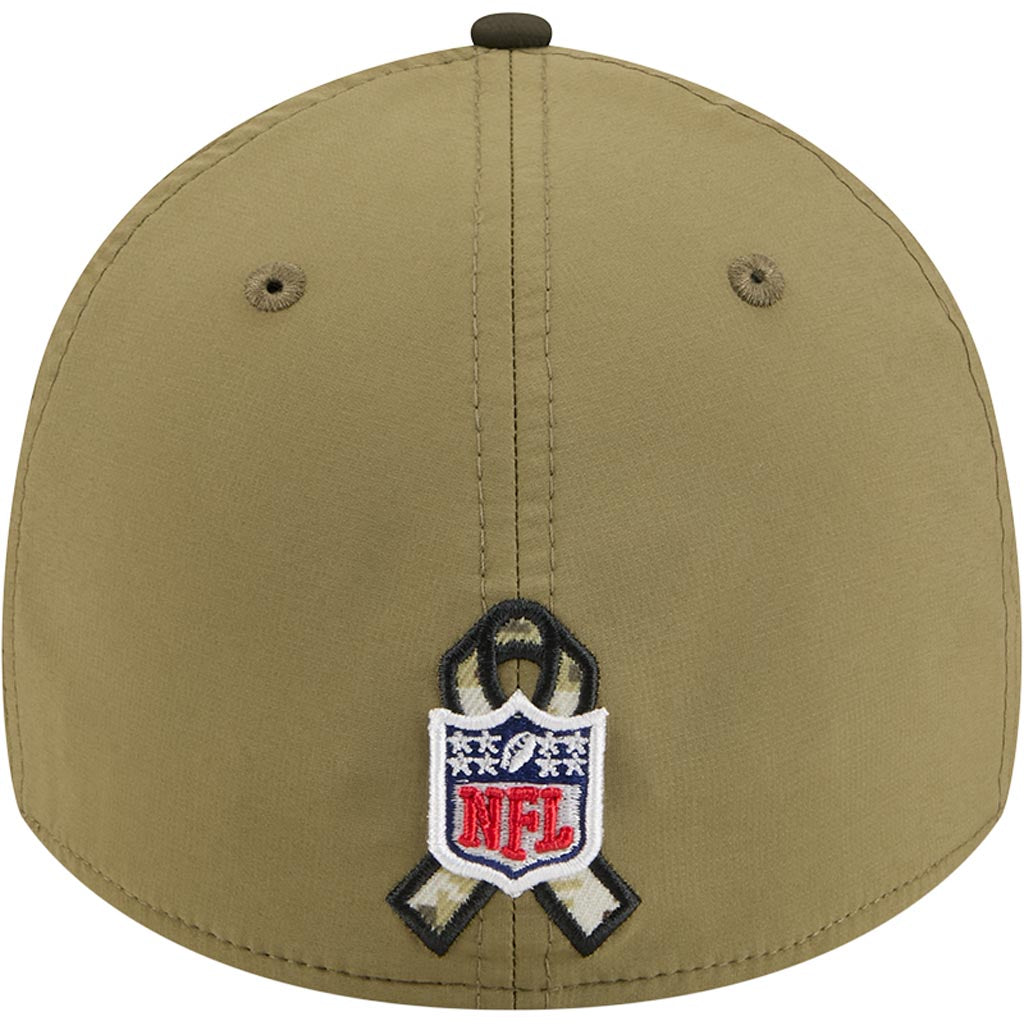 NFL Philadelphia Eagles New Era 2025 Salute to Service 39THIRTY Flex Fit Hat - Green