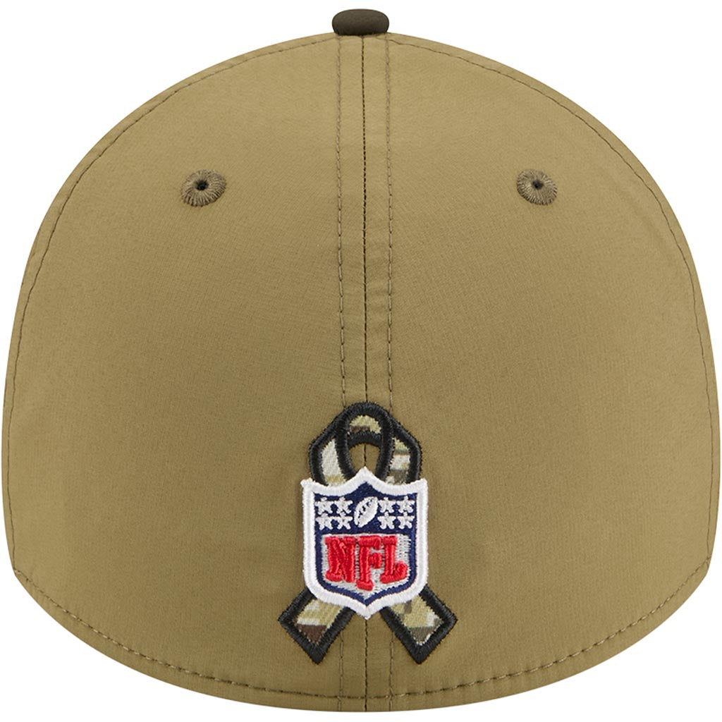 NFL Pittsburgh Steelers New Era 2025 Salute to Service 39THIRTY Flex Fit Hat - Green