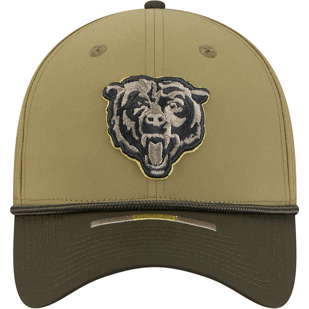 NFL Chicago Bears New Era 2025 Salute to Service 39THIRTY Flex Fit Hat - Green