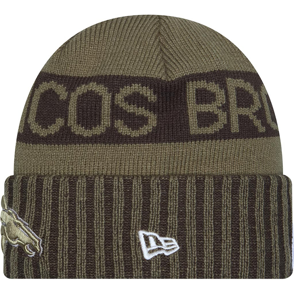 NFL Denver Broncos New Era 2025 Salute to Service Knit Hat - Green