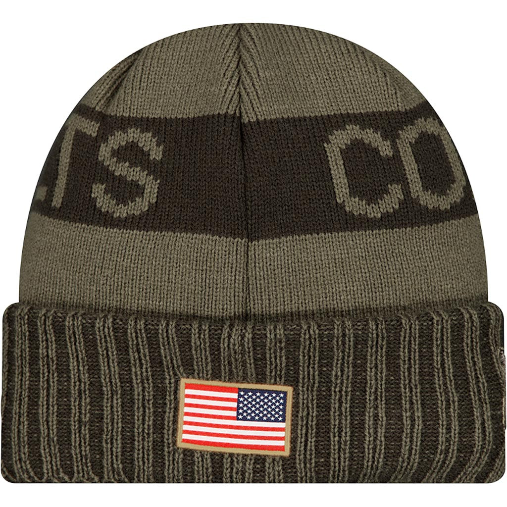 NFL Indianapolis Colts New Era 2025 Salute to Service Knit Hat - Green