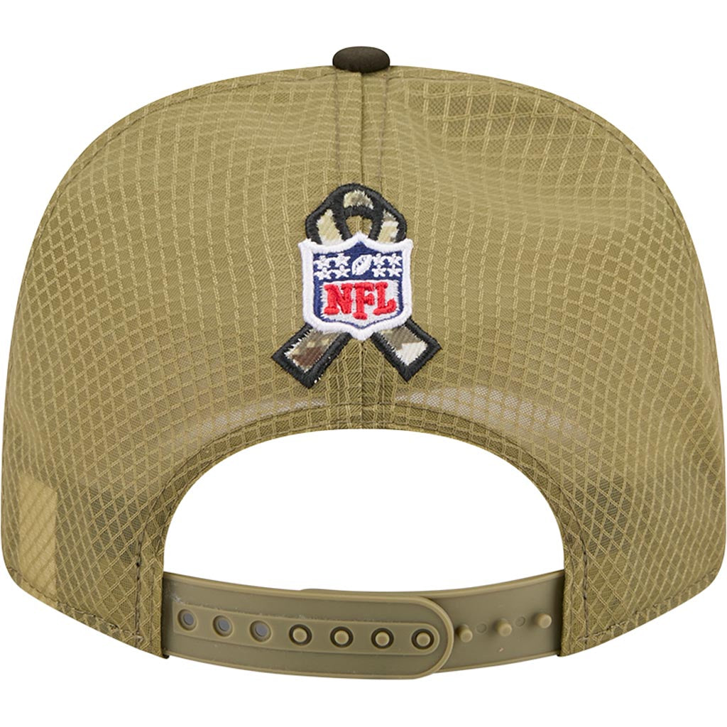 NFL Green Bay Packers New Era 2025 Salute to Service 9SEVENTY Stretch-Snapback Hat - Green