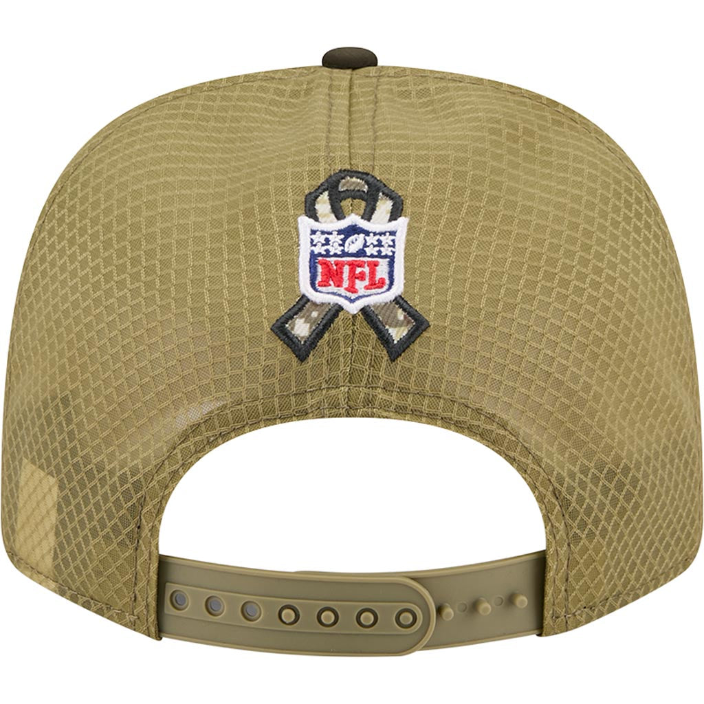 NFL Indianapolis Colts New Era 2025 Salute to Service 9SEVENTY Stretch-Snapback Hat - Green