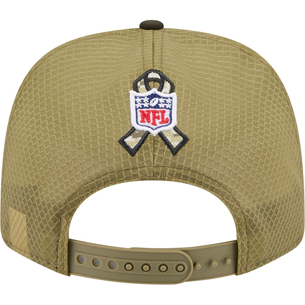 NFL Atlanta Falcons New Era 2025 Salute to Service 9SEVENTY Stretch-Snapback Hat - Green