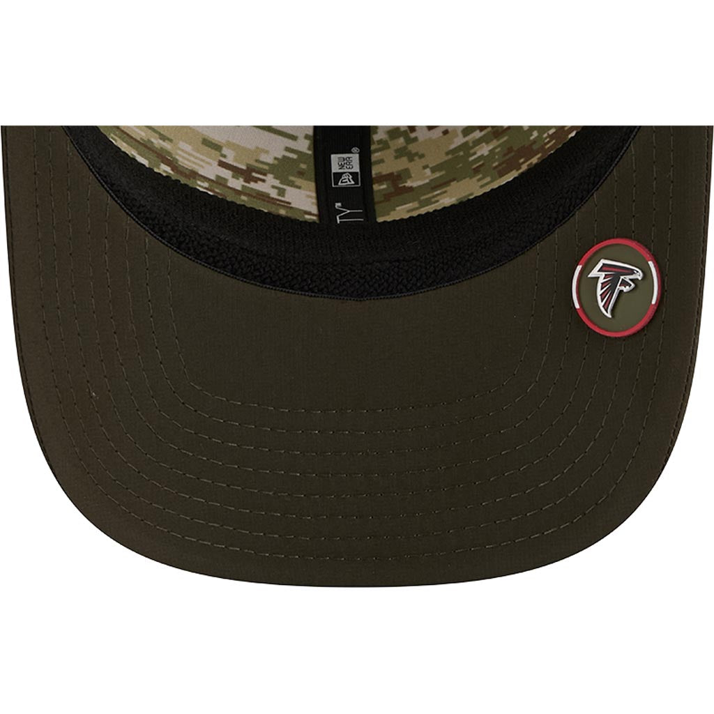 NFL Atlanta Falcons New Era 2025 Salute to Service 9SEVENTY Stretch-Snapback Hat - Green