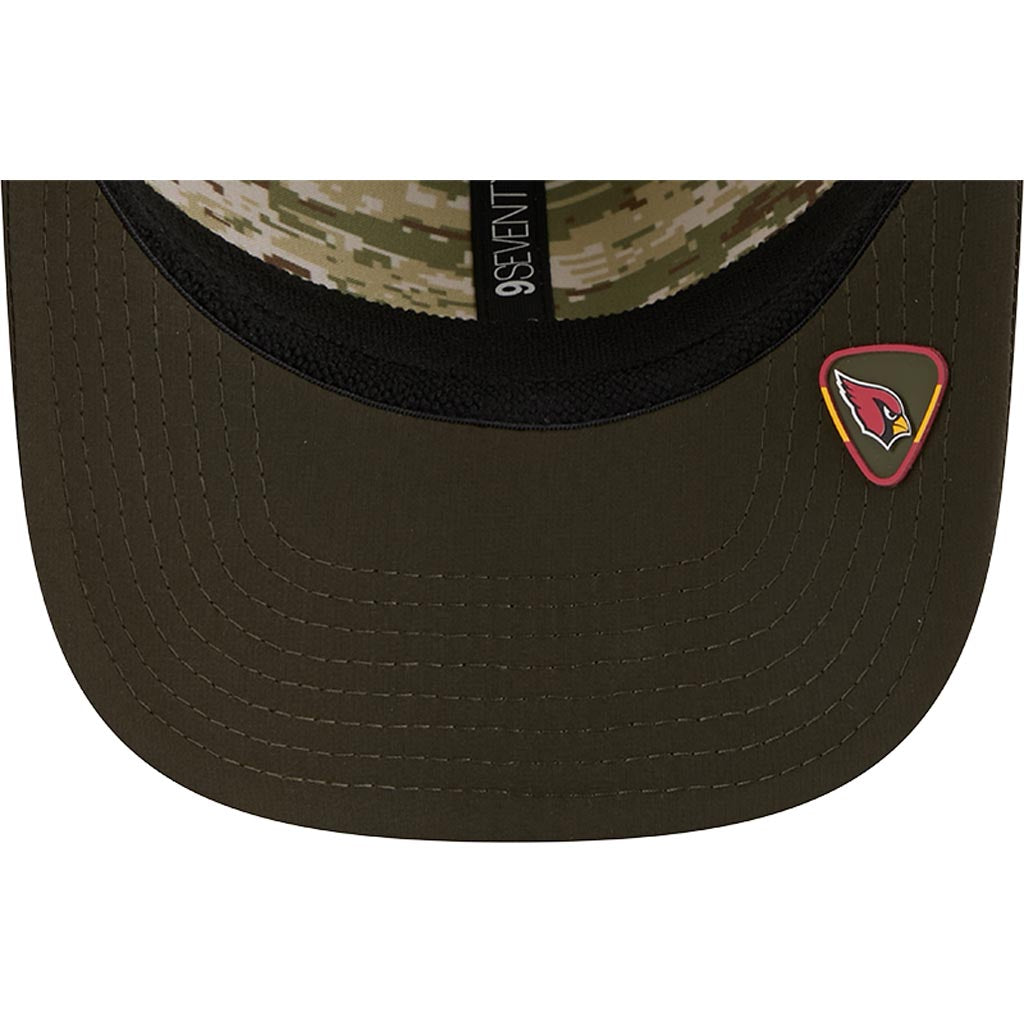 NFL Arizona Cardinals New Era 2025 Salute to Service 9SEVENTY Stretch-Snapback Hat - Green