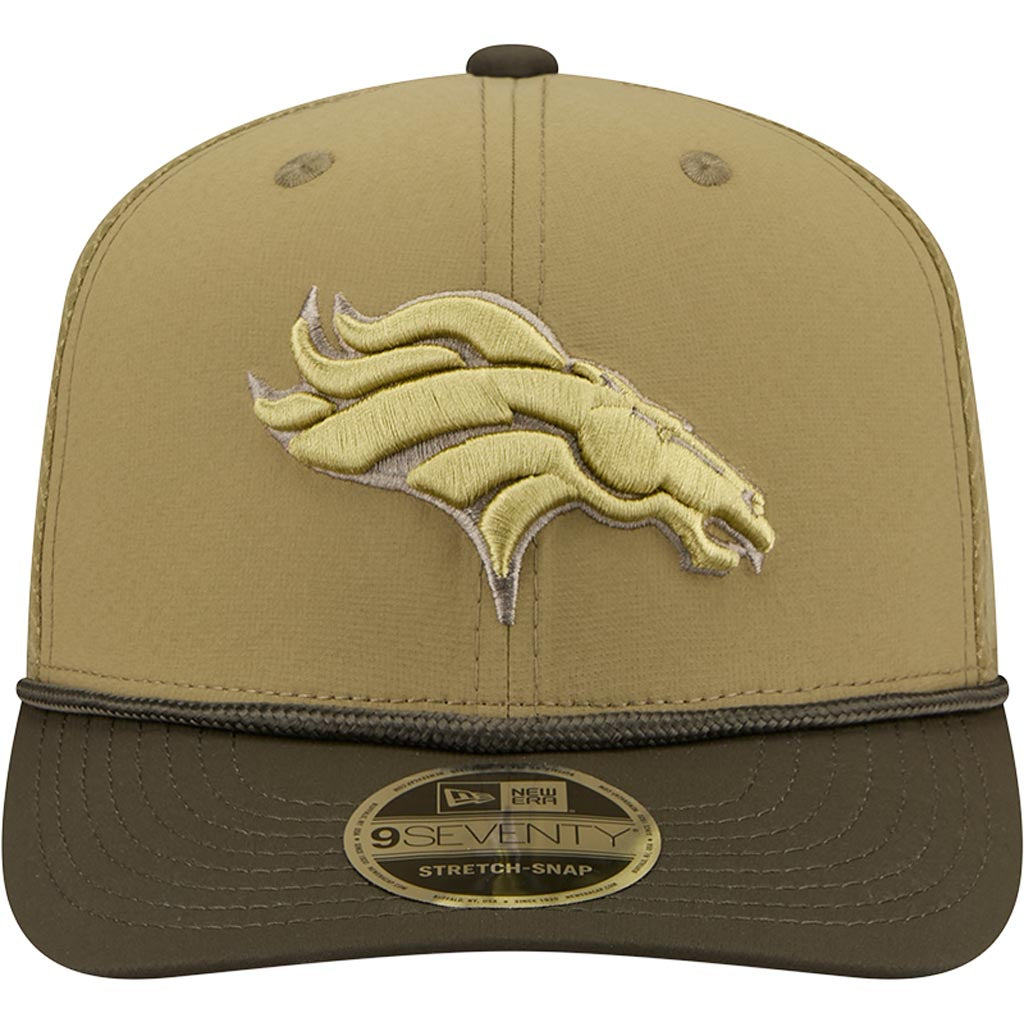NFL Denver Broncos New Era 2025 Salute to Service 9SEVENTY Stretch-Snapback Hat - Green