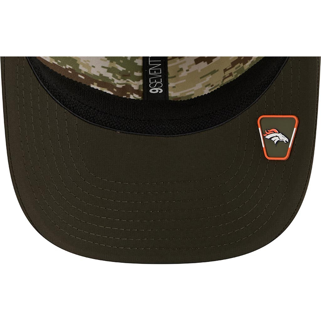 NFL Denver Broncos New Era 2025 Salute to Service 9SEVENTY Stretch-Snapback Hat - Green