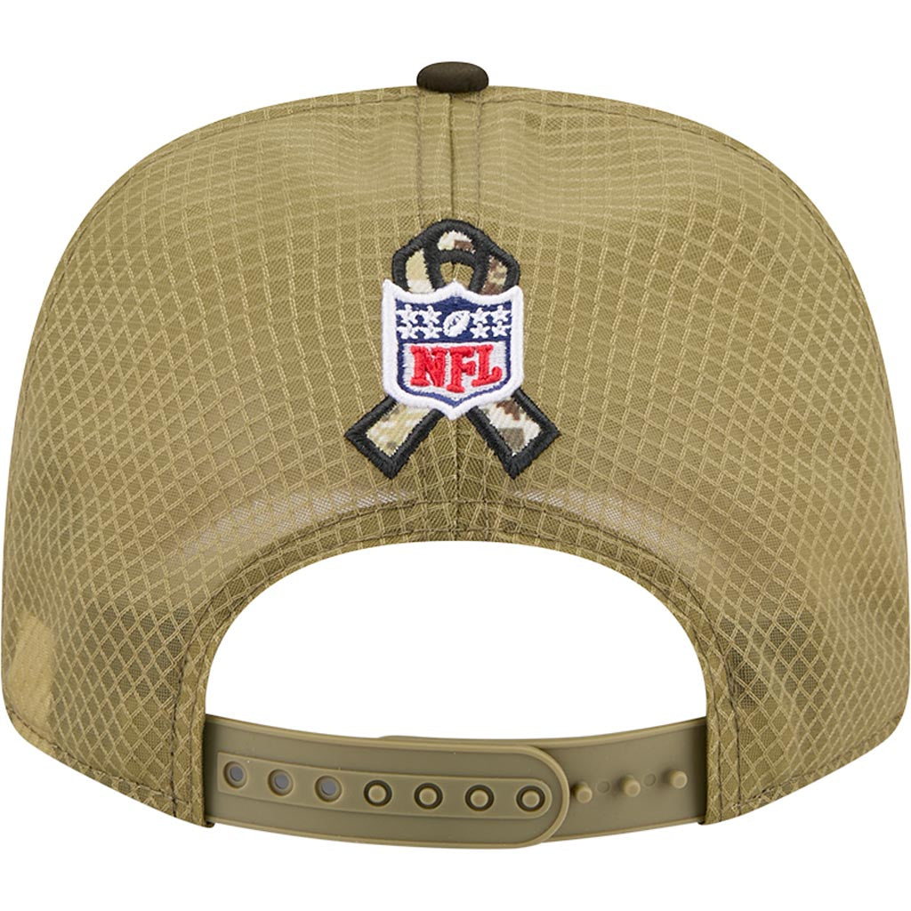 NFL Cleveland Browns New Era 2025 Salute to Service 9SEVENTY Stretch-Snapback Hat - Green