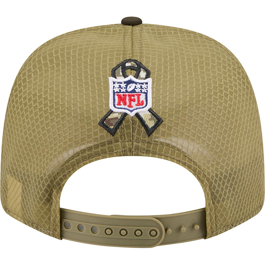 NFL New Orleans Saints New Era 2025 Salute to Service 9SEVENTY Stretch-Snapback Hat - Green