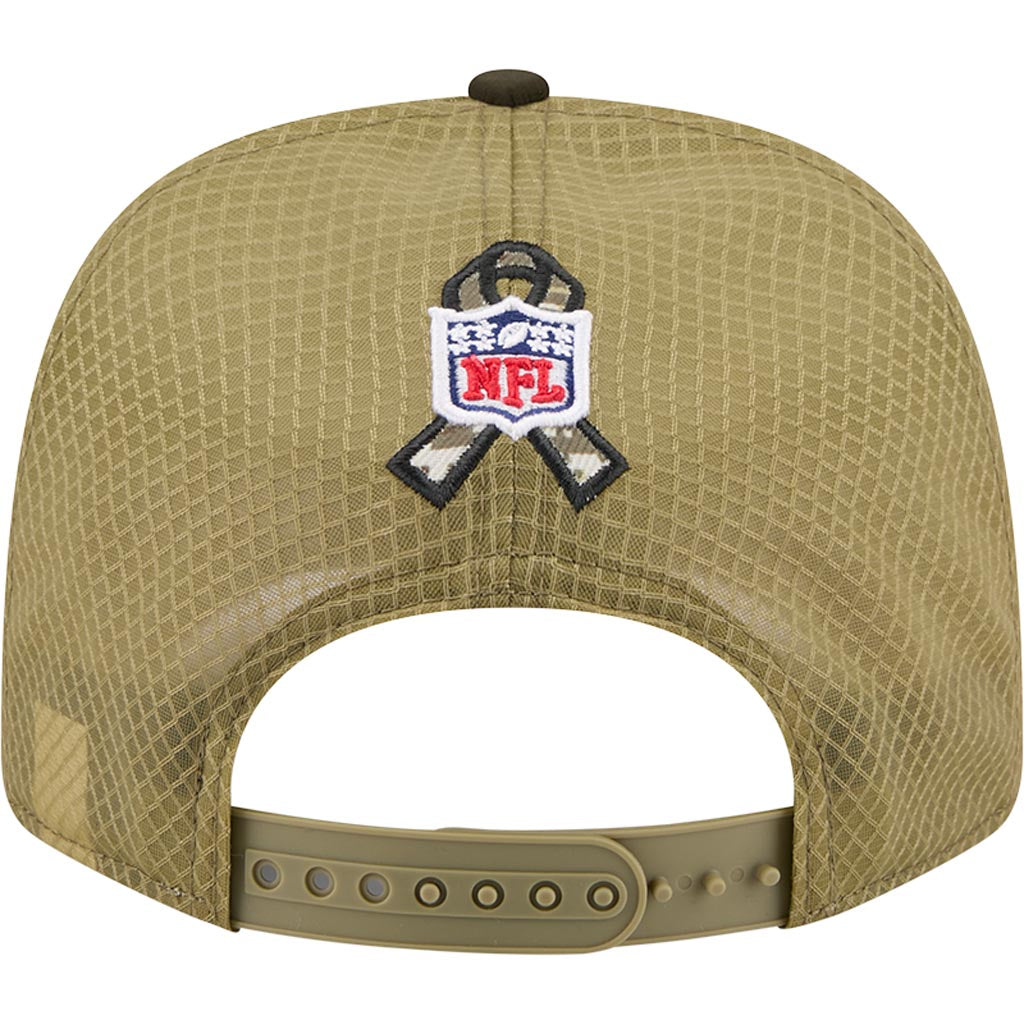NFL New York Giants New Era 2025 Salute to Service 9SEVENTY Stretch-Snapback Hat - Green