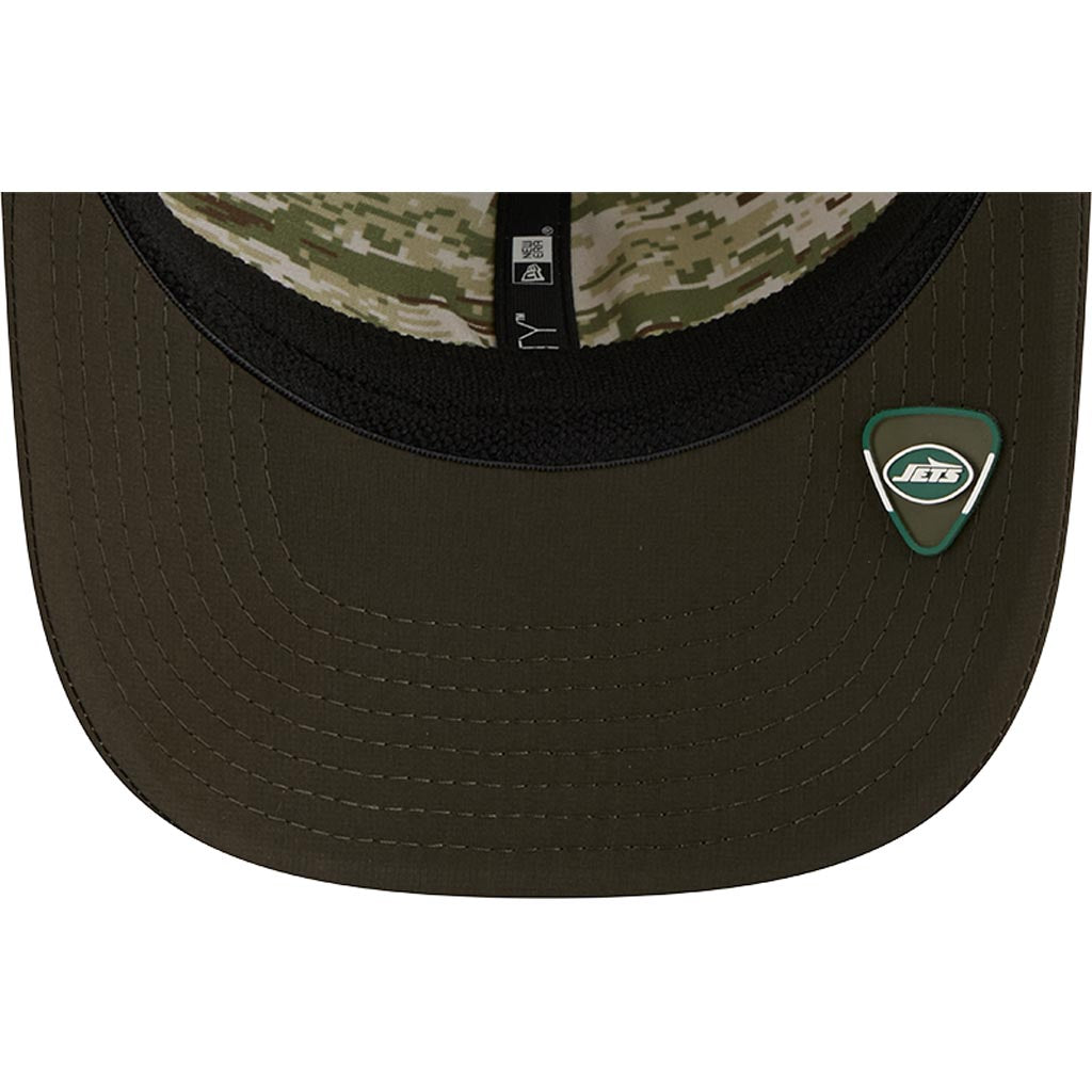 NFL New York Jets New Era 2025 Salute to Service 9SEVENTY Stretch-Snapback Hat - Green