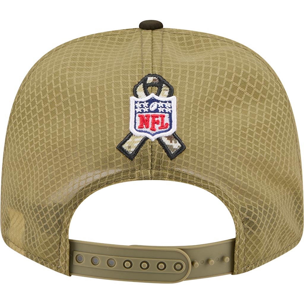 NFL Miami Dolphins New Era 2025 Salute to Service 9SEVENTY Stretch-Snapback Hat - Green