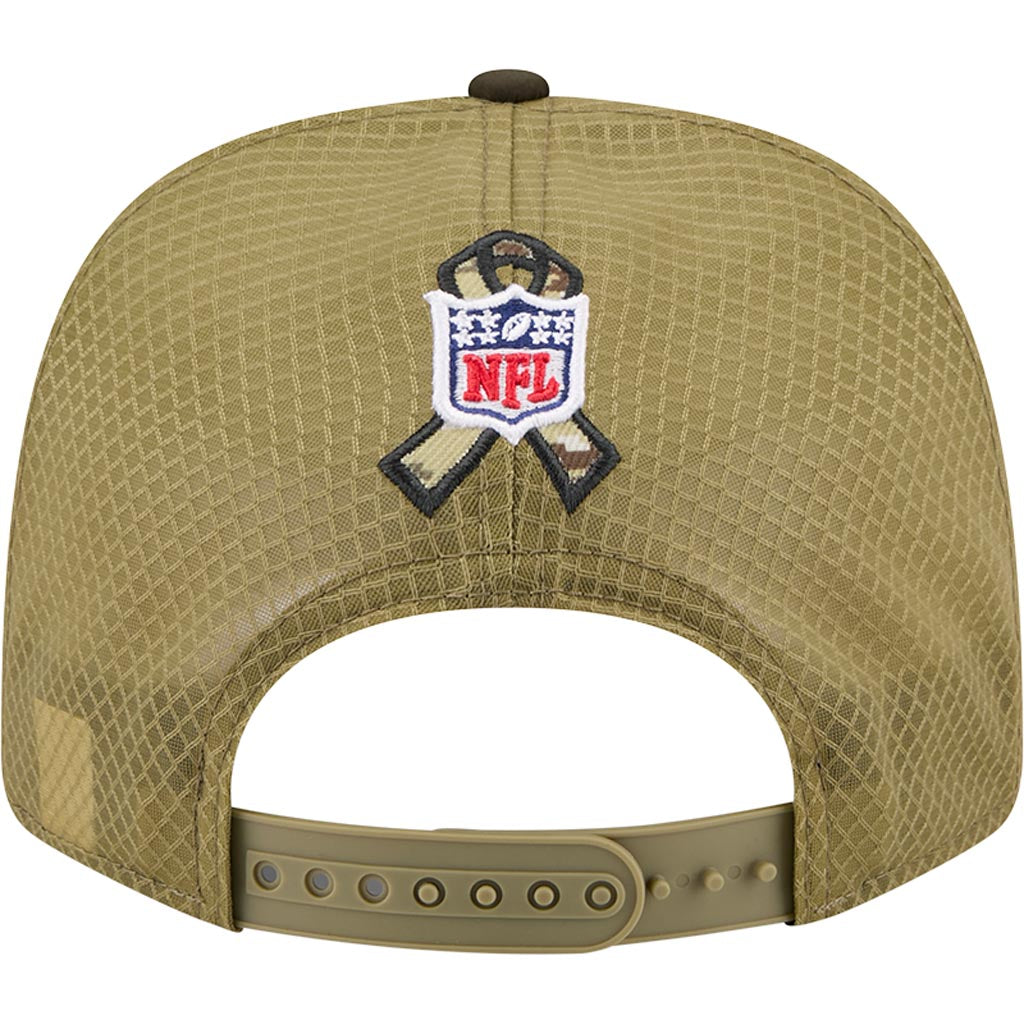 NFL Minnesota Vikings New Era 2025 Salute to Service 9SEVENTY Stretch-Snapback Hat - Green