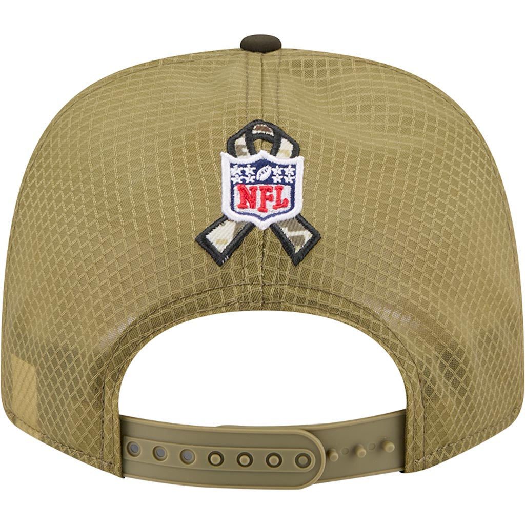 NFL Los Angeles Chargers New Era 2025 Salute to Service 9SEVENTY Stretch-Snapback Hat - Green