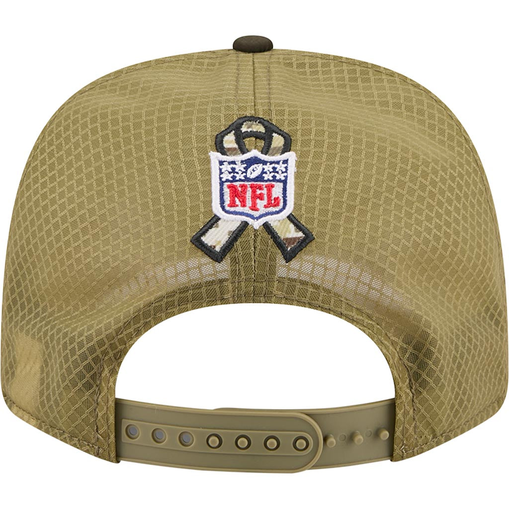 NFL Los Angeles Rams New Era 2025 Salute to Service 9SEVENTY Stretch-Snapback Hat - Green