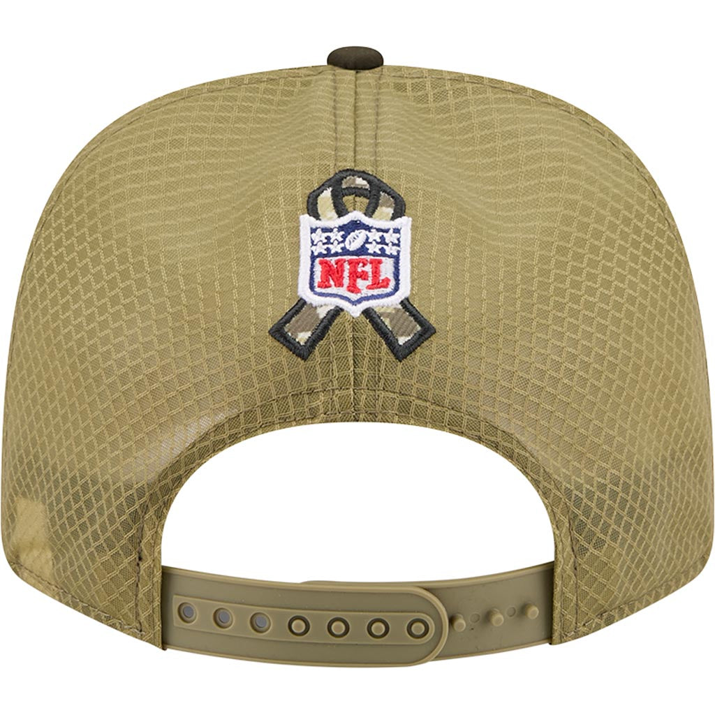NFL Las Vegas Raiders New Era 2025 Salute to Service 9SEVENTY Stretch-Snapback Hat - Green