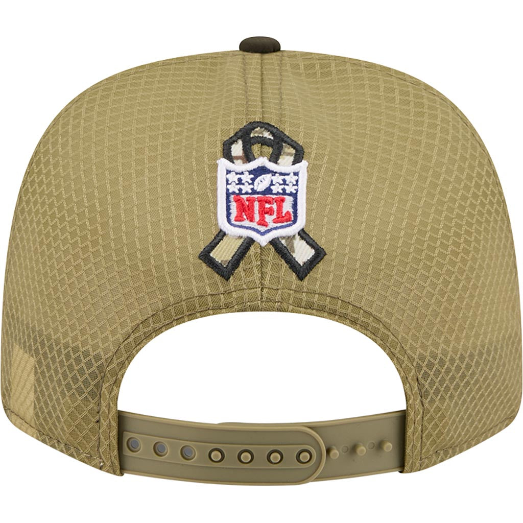 NFL Tennessee Titans New Era 2025 Salute to Service 9SEVENTY Stretch-Snapback Hat - Green
