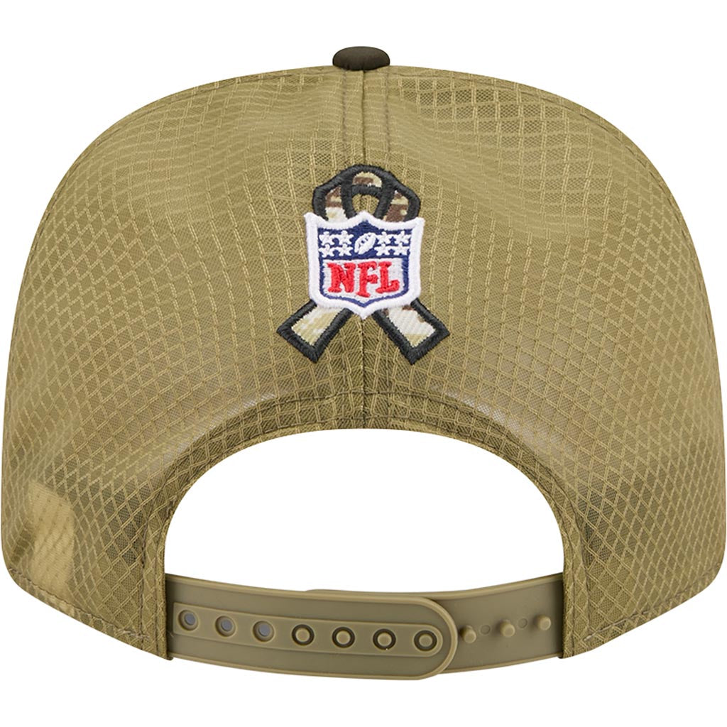 NFL Washington Commanders New Era 2025 Salute to Service 9SEVENTY Stretch-Snapback Hat - Green