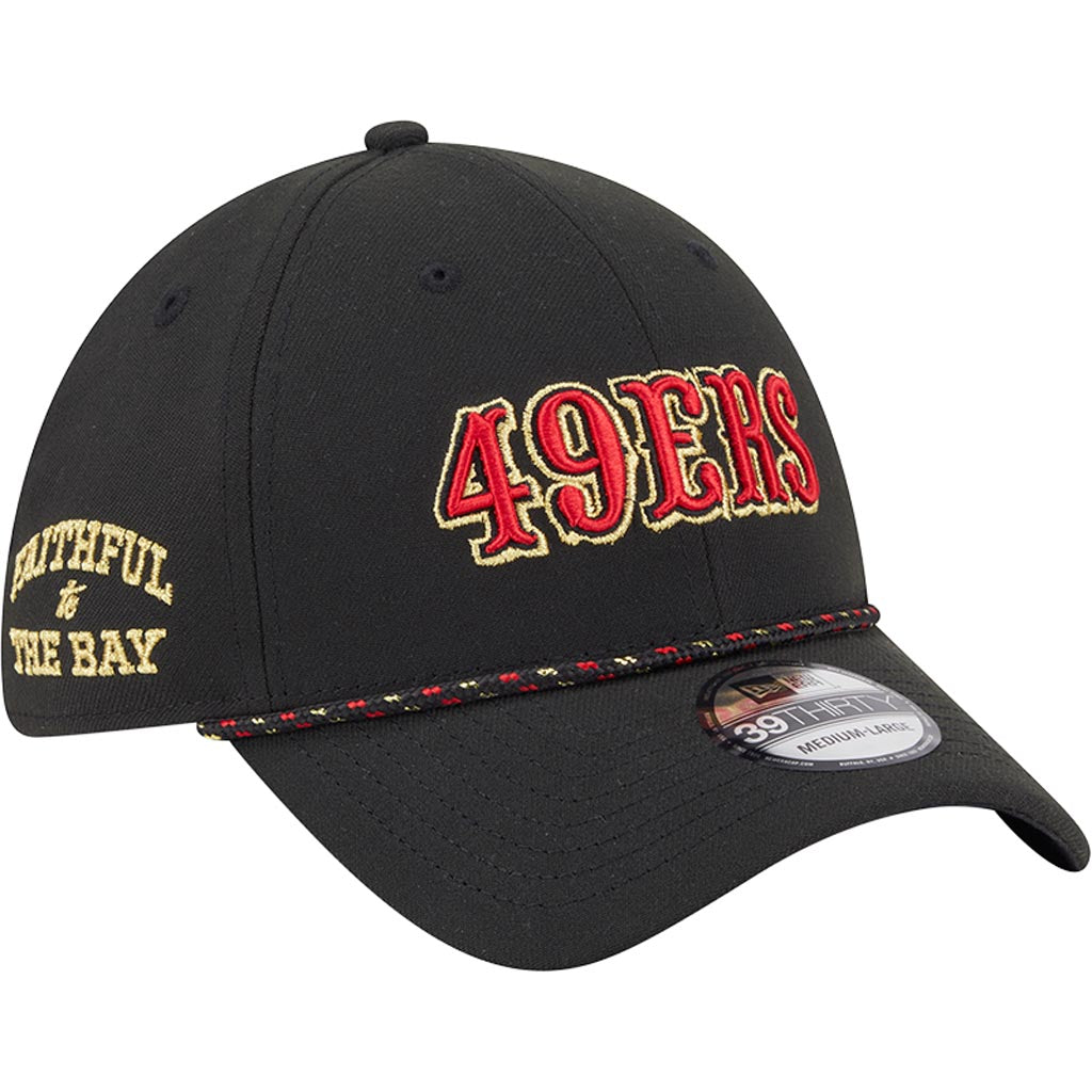 NFL San Francisco 49ers New Era Rivalries Onfield 39THIRTY Flex Fit Hat - Black