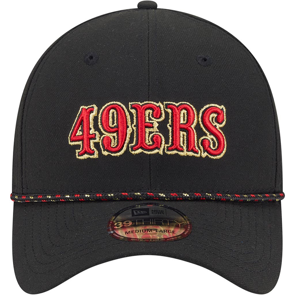NFL San Francisco 49ers New Era Rivalries Onfield 39THIRTY Flex Fit Hat - Black