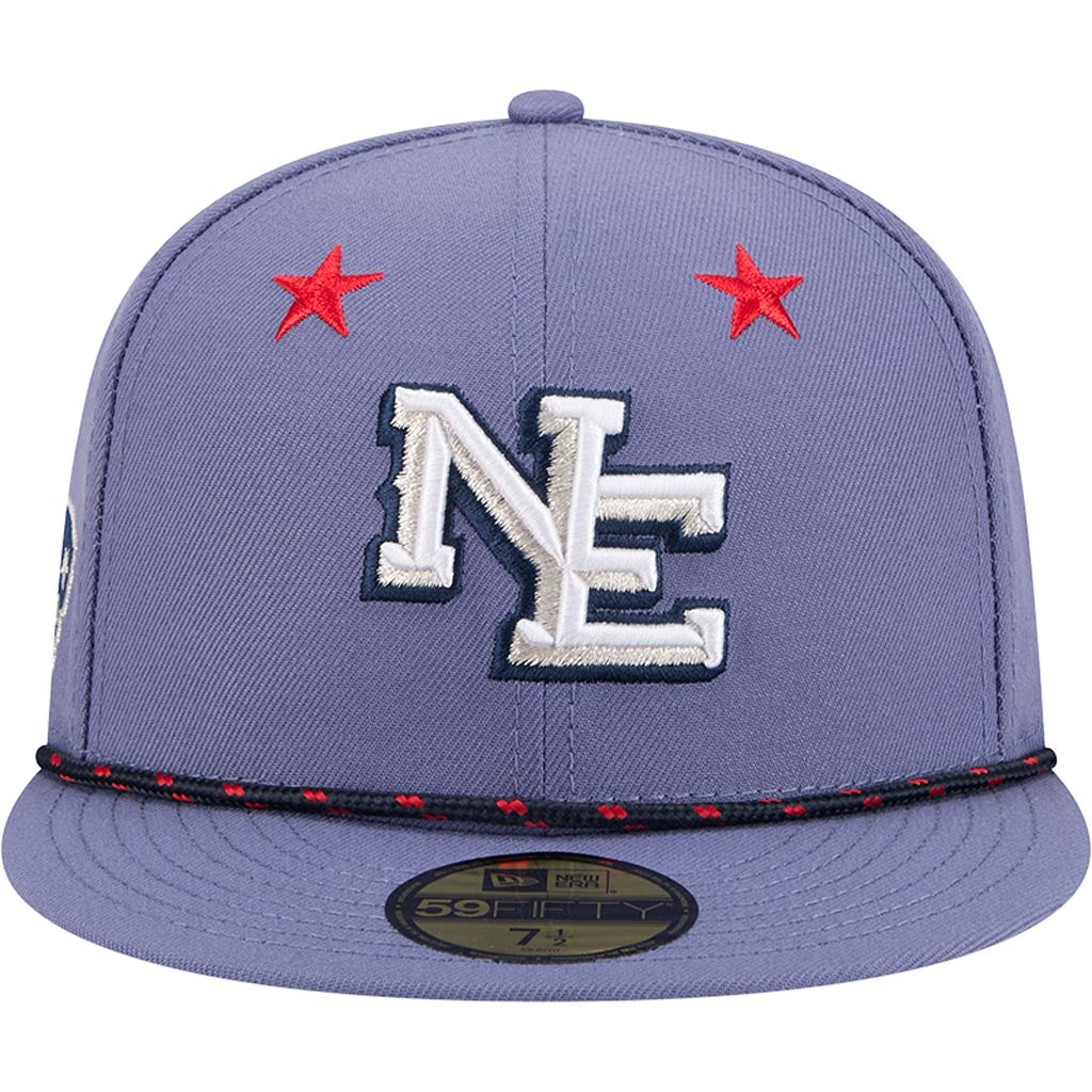 NFL New England Patriots New Era Rivalries Onfield 59FIFTY Fitted Hat - Purple