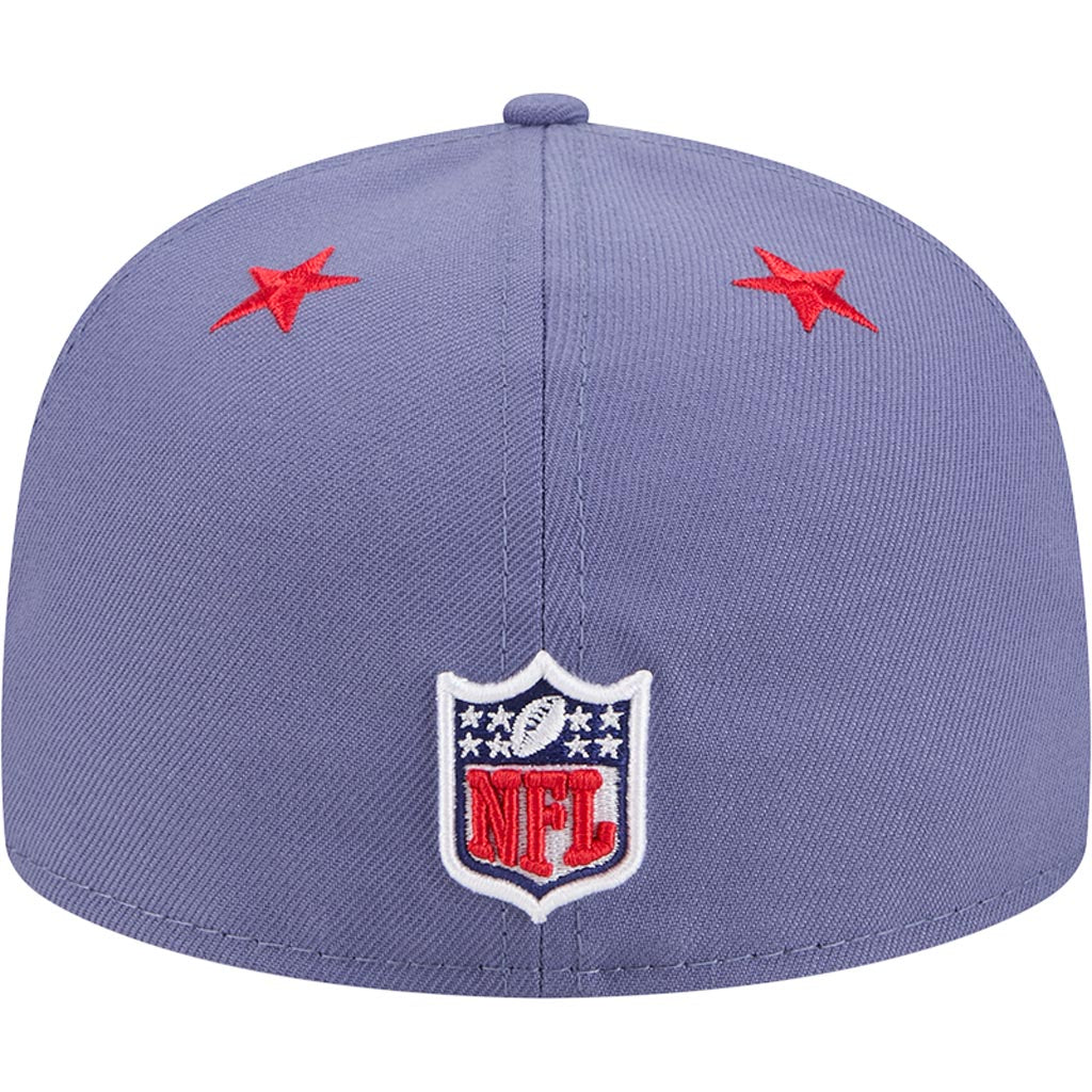 NFL New England Patriots New Era Rivalries Onfield 59FIFTY Fitted Hat - Purple