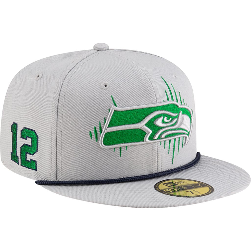 NFL Seattle Seahawks New Era Rivalries Onfield 59FIFTY Fitted Hat - Gray