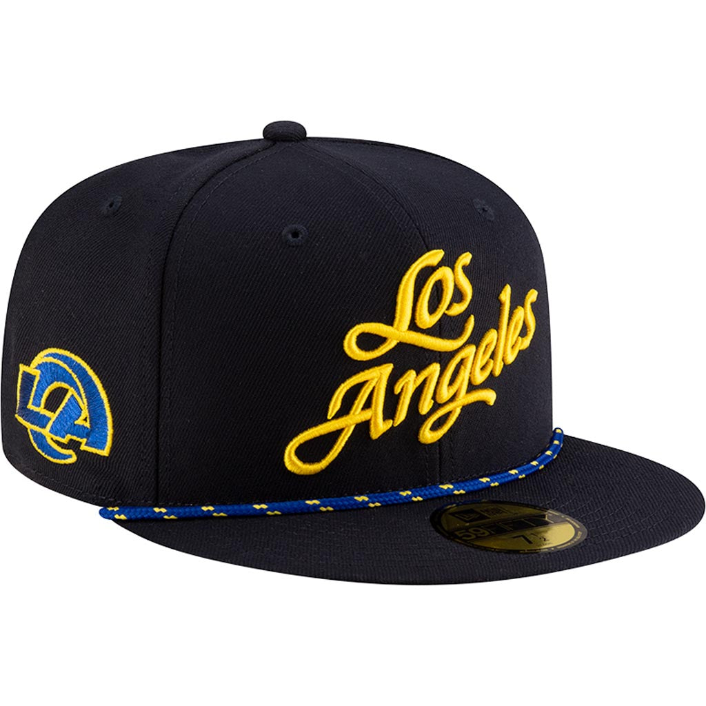 NFL Los Angeles Rams New Era Rivalries Onfield 59FIFTY Fitted Hat - Navy