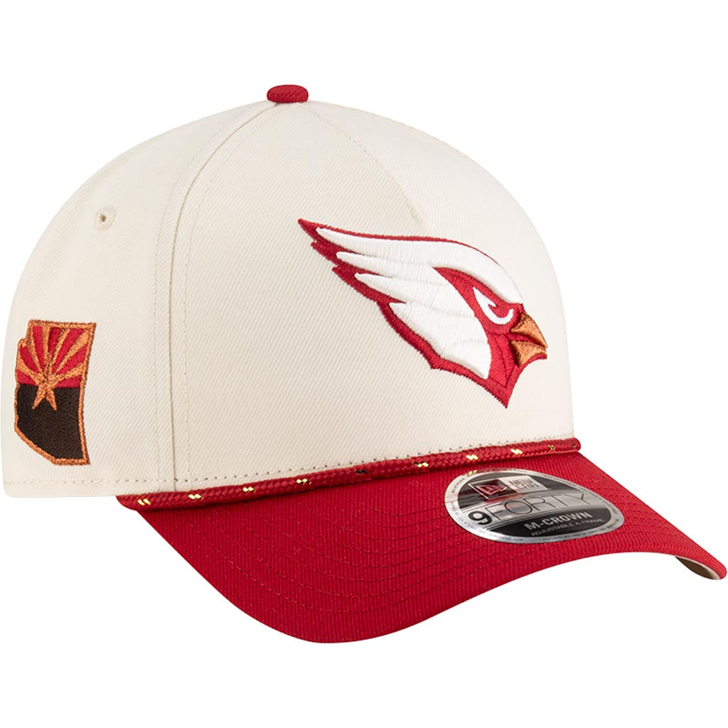 NFL Arizona Cardinals New Era Rivalries Onfield 9FORTY M-Crown A-Frame Snapback Hat - Tan