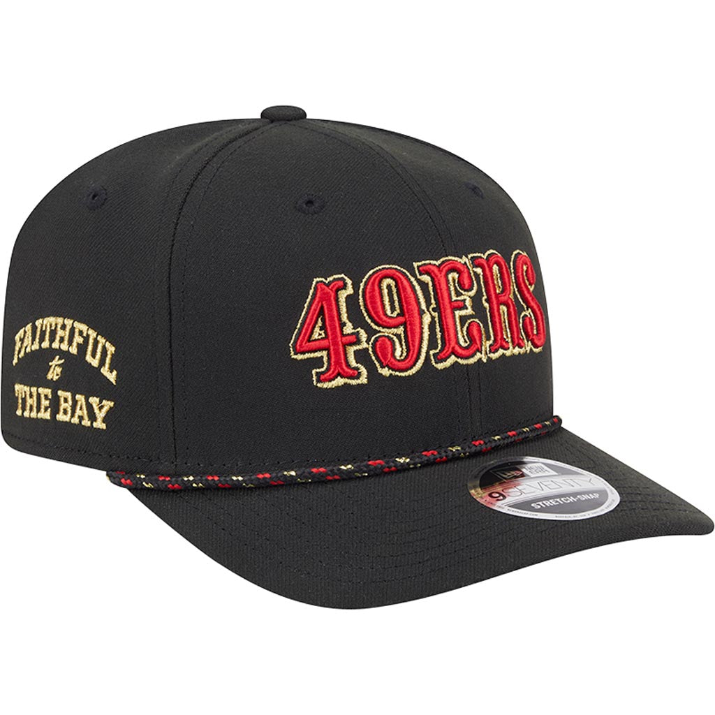 NFL San Francisco 49ers New Era Rivalries Onfield 9SEVENTY Snapback Hat - Black