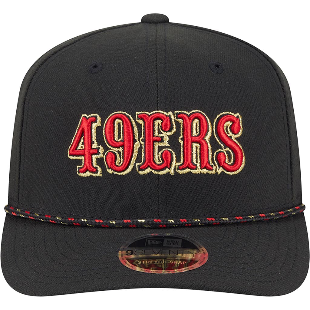 NFL San Francisco 49ers New Era Rivalries Onfield 9SEVENTY Snapback Hat - Black