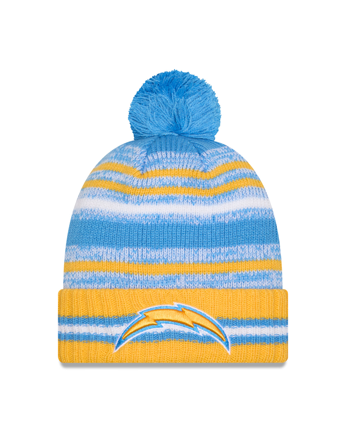 NFL Los Angeles Chargers New Era Cheer Knit- Yellow