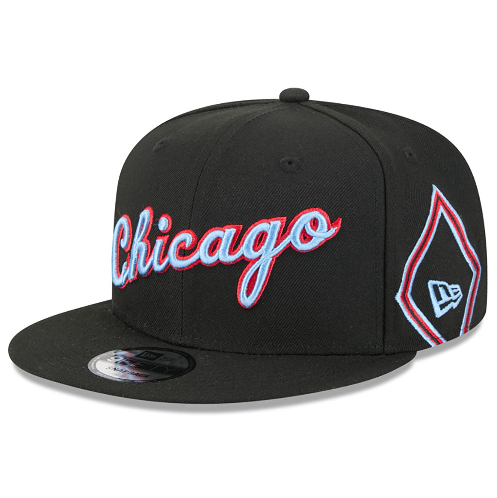 NBA Chicago Bulls New Era 2025-26 City Edition 9FIFTY Snapback Hat - Black